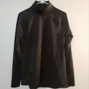 Men's Large Under Armor fitted Coldgear 1/4 zip long-sleeve